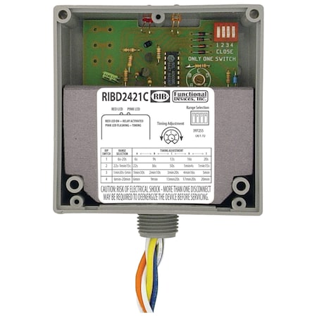 Functional Devices-Rib D2421C Spdt Enclosed Pilot RIBD2421C